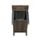 International Concepts Rectangle Vista End Table, 18 in W, 24 in L, 24 in H, Wood, Hickory/Washed Coal OT45-15E - alternate 7